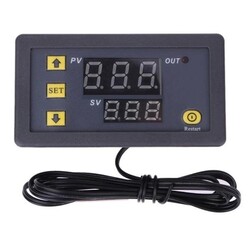 W3230 12V DC Dijital Sıcaklık Kontrol Cihazı LED Ekran Termostat (Çok Al Az Öde İle %20'ye Varan İndirimli) - 