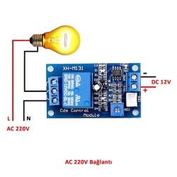 XH-M131 12V Ldr Işık Kontrollü Röle Modülü (Çok Al Az Öde İle %20'ye Varan İndirimli) - 3
