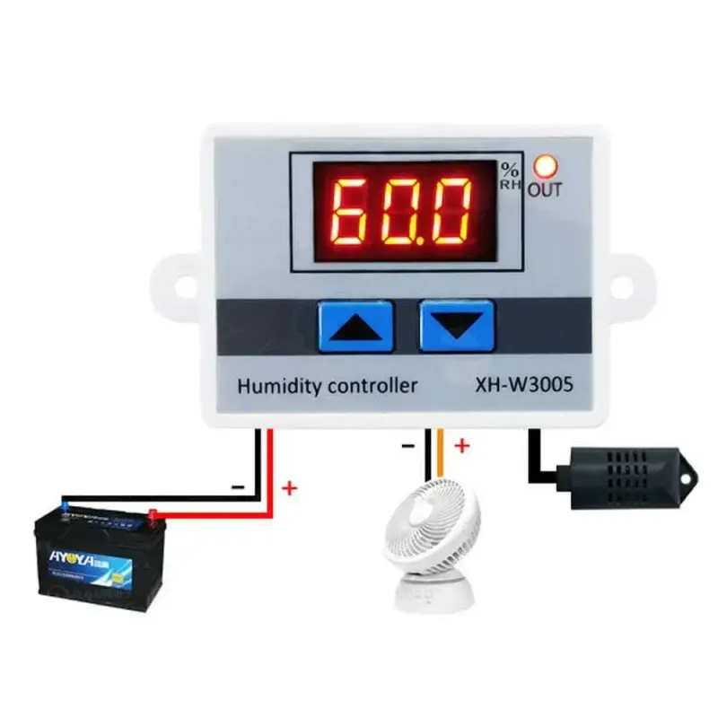 XH-W3005 AC 110-220V 1500W Dijital Nem Kontol Cihazı - KuluçkaTermostat (Çok Al Az Öde İle %20'ye Varan İndirimli) - 3
