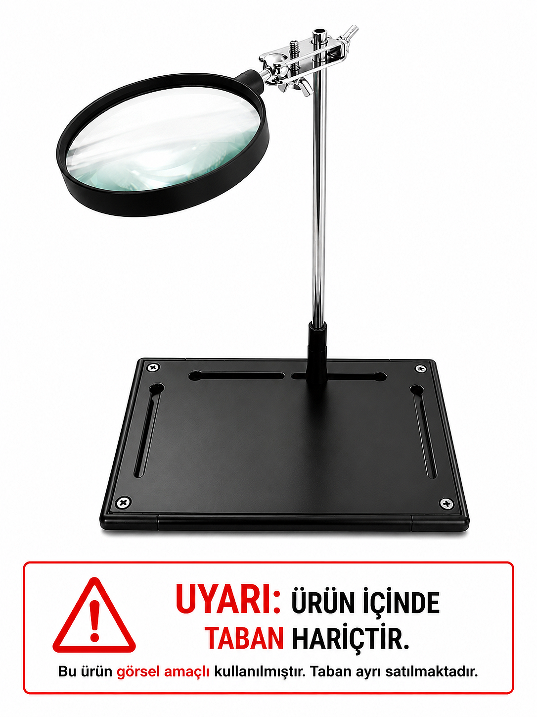 ZD-11P 3X OD90MM Büyüteçli Yardımcı El - Mercek Aparatı - TABANSIZ (Çok Al Az Öde İle %20'ye Varan İndirimli) - 1