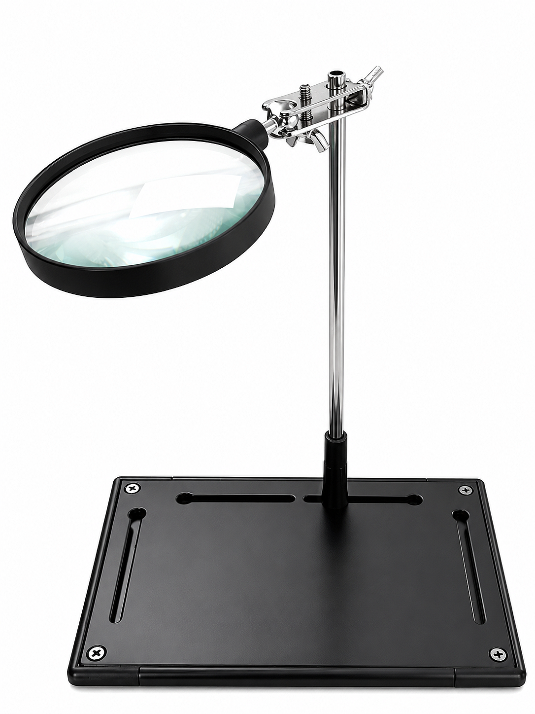 ZD-11P Alüminyum Tabanlı 3X OD90MM Büyüteçli Yardımcı El - Mercek Aparatı Magnifier (Çok Al Az Öde İle %20'ye Varan İndirimli) - Marxlow