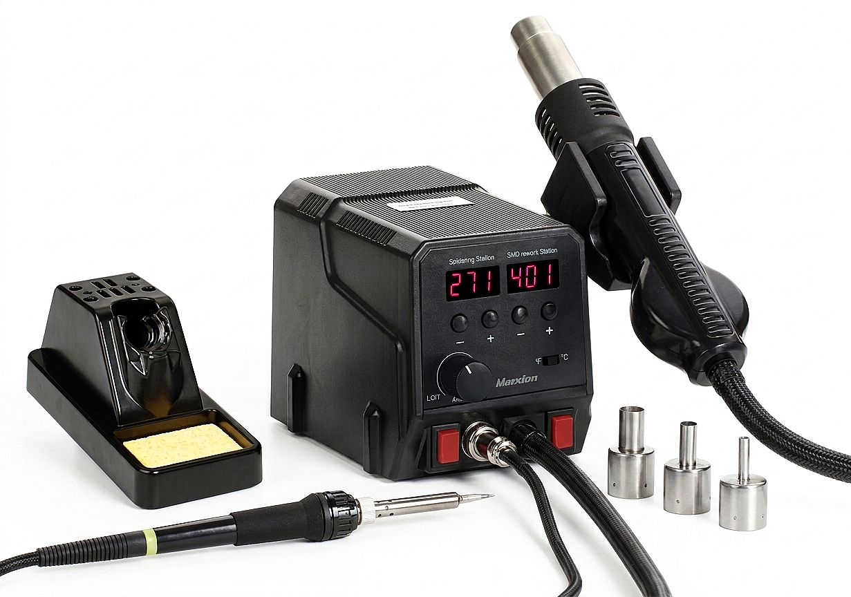 ZD-8922 2’si 1 Arada SMD Sıcaklık Kontrollü Hava Üfleme ve Lehimleme İstasyonu (Çok Al Az Öde İle %20'ye Varan İndirimli) - Marxlow