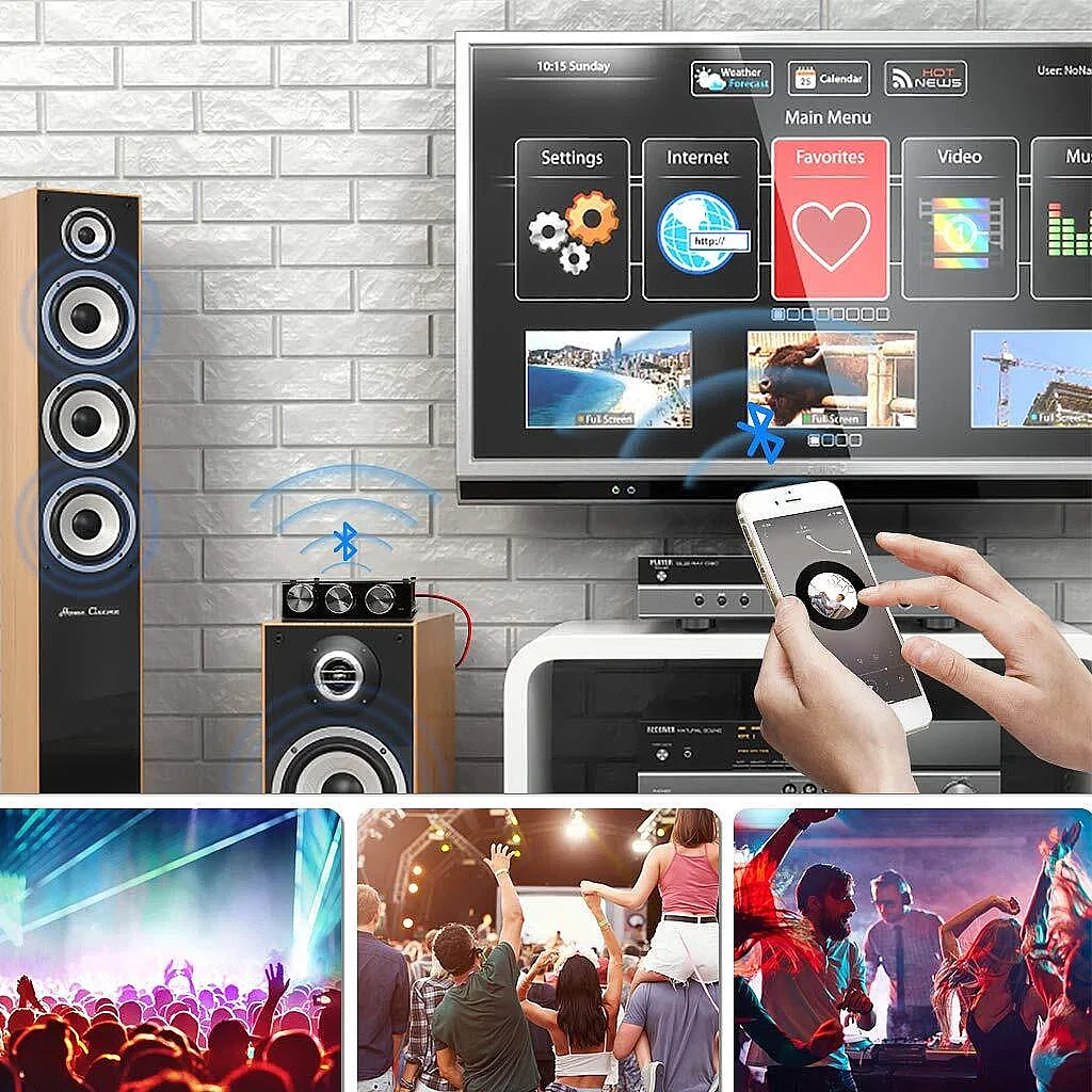 ZK-1002T 2x100W Bluetooth 5.0 TPA3116D2 Stereo Amfi Modülü – Bas/Tiz Kontrollü (Çok Al Az Öde İle %20'ye Varan İndirimli) (Çok Al Az Öde İle %20'ye Varan İndirimli) - 5